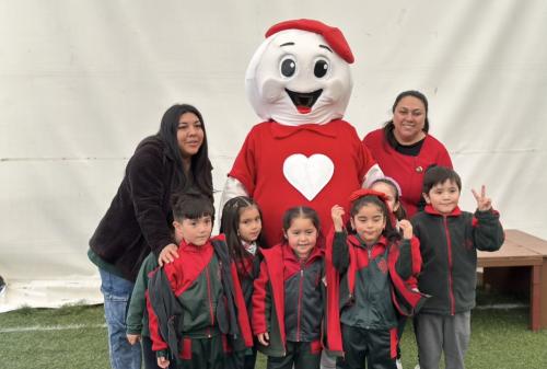 Visita de teletín y comienzo de teletón 2024